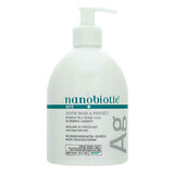 Nanobiotic Med Plus Silver Wash &amp; Protect, hand- en lichaamsgelzeep, 500 ml