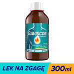 Gaviscon met muntsmaak (500 mg + 267 mg + 160 mg)/ 10 ml, suspensie voor oraal gebruik, 300 ml