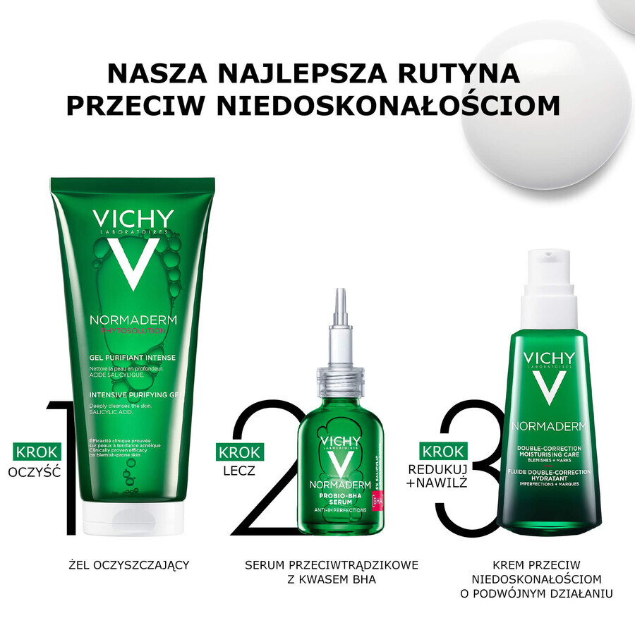 Vichy Normaderm Phytosolution, crème corrigeant les imperfections des peaux acnéiques, 50 ml