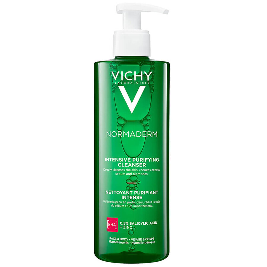 Vichy Normaderm, diepreinigende gel voor gezicht en lichaam, 400 ml