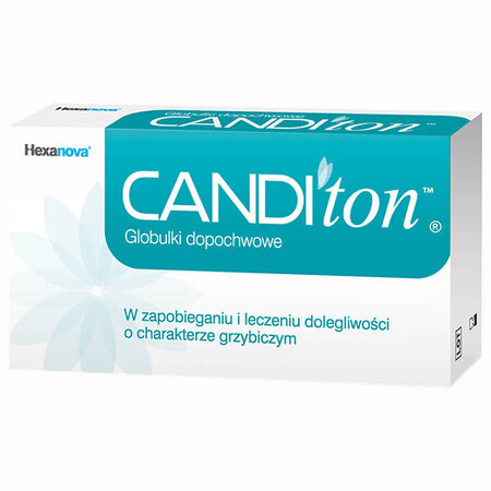 Canditon, vaginale bolletjes, 10 eenheden