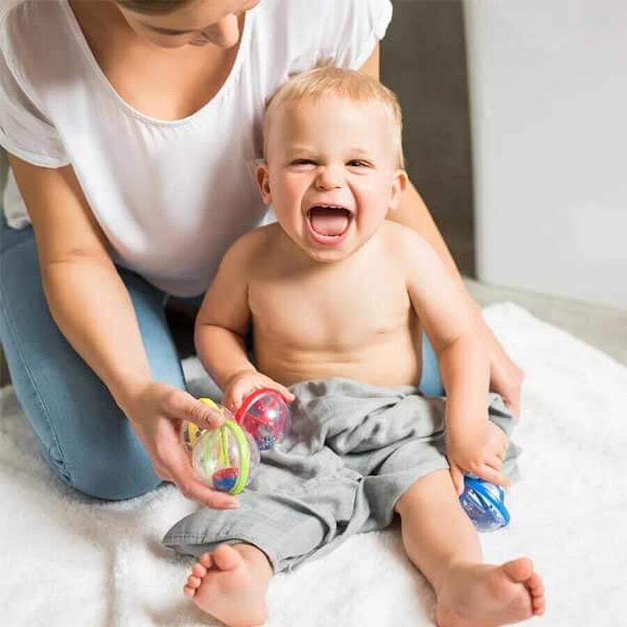 BabyOno, pannolini naturali in fibra di bambù biologica, 397/02, grigio, 3 pz.