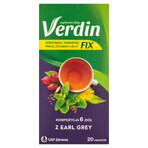 Verdin Fix cu Earl Grey, 20 pliculețe