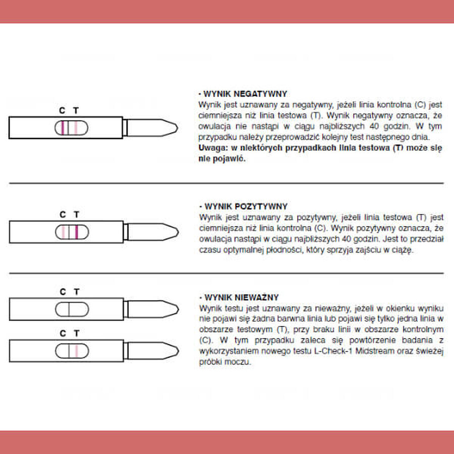 L-Check-1 Midstream Ovulatietest, 1 verpakking (5 testen)