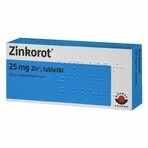 Zinkorot 25 mg, 50 tabletten