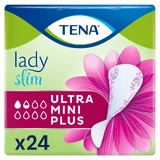 Tena Lady Slim, urologische inlegzool, Ultra Mini Plus, 24 eenheden