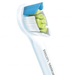 Philips, vervangende opzetborstels voor Sonicare W2c Optimal White Compact sonische tandenborstel, HX6074/27, wit, 4 stuks