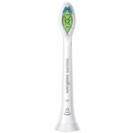 Philips, vervangende opzetborstels voor Sonicare W2 Optimal White sonische tandenborstel, HX6064/10, wit, 4 stuks