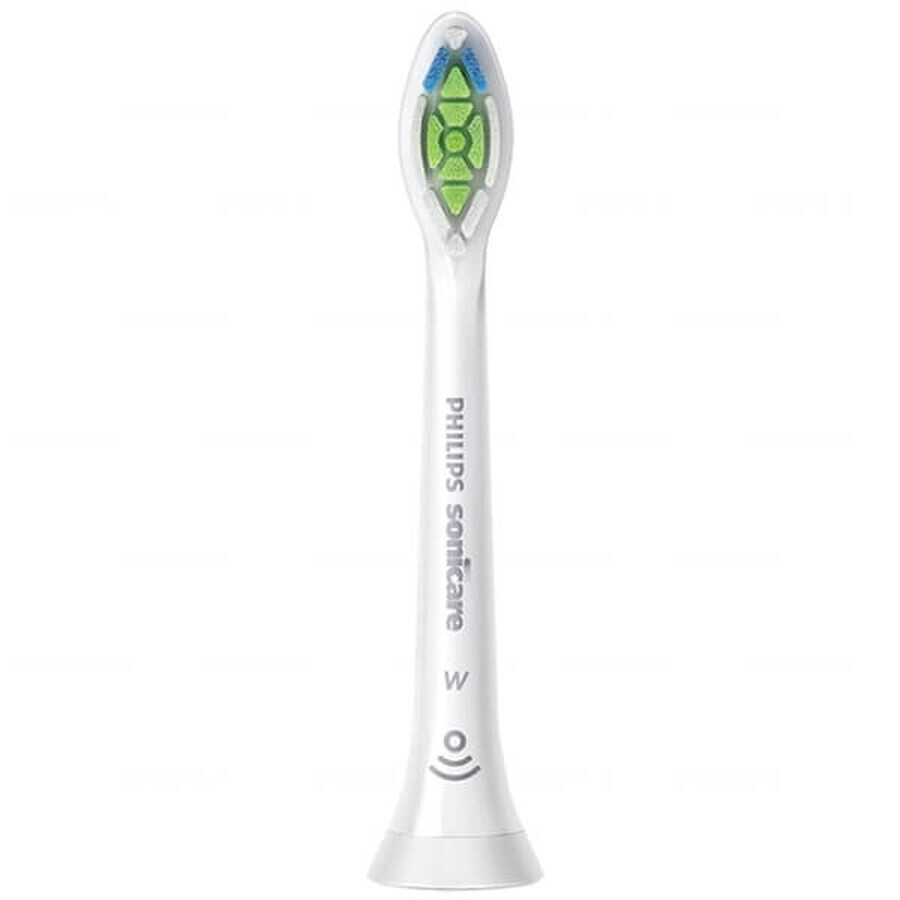 Philips, vervangende opzetborstels voor Sonicare W2 Optimal White sonische tandenborstel, HX6064/10, wit, 4 stuks