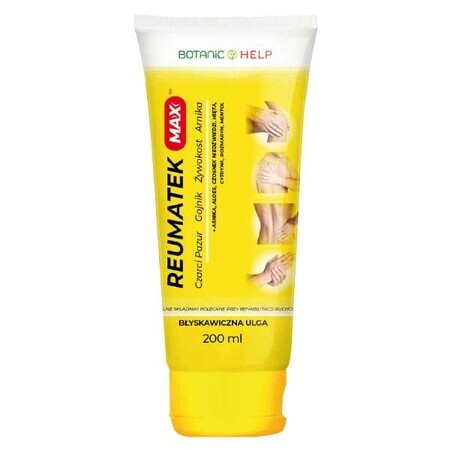 Botanic Help Reumatek Max, massage gel, 200 ml