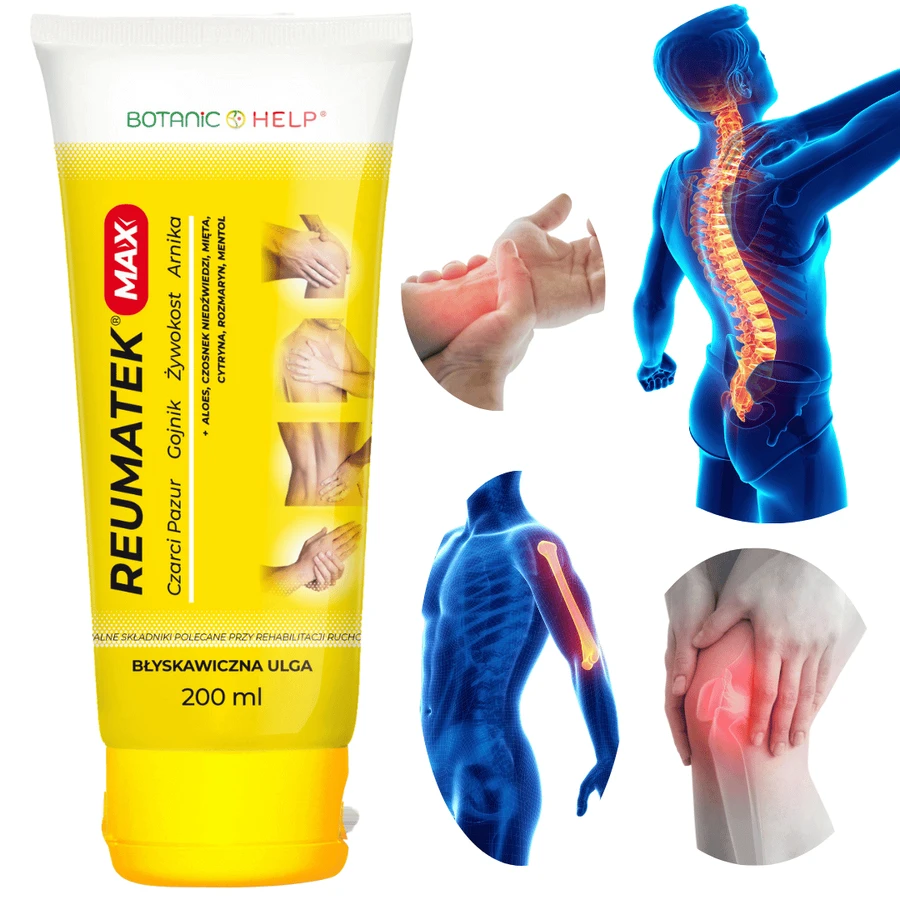 Botanic Help Reumatek Max, gel de masaje, 200 ml