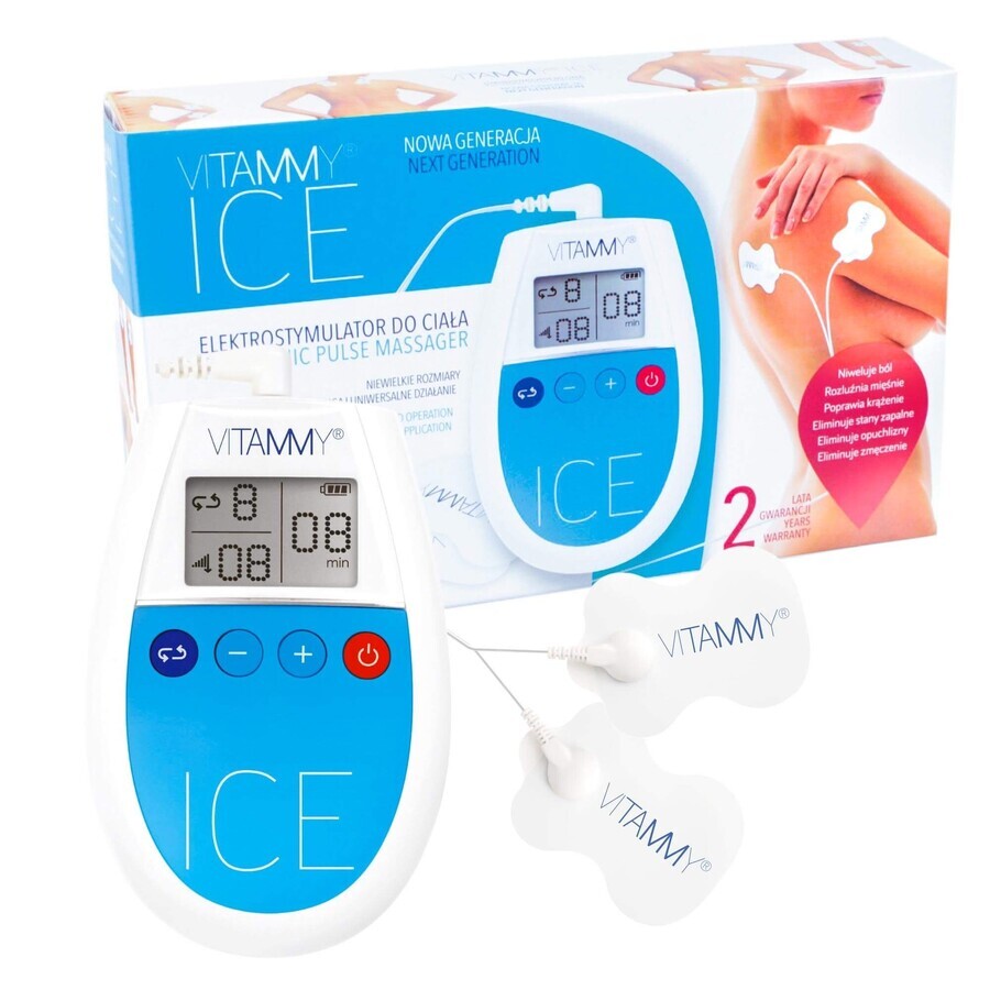 Novamed Vitammy Ice, Muskelelektrostimulator, blau