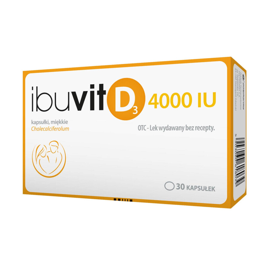 Ibuvit D3 4000 IU, 30 Kapseln