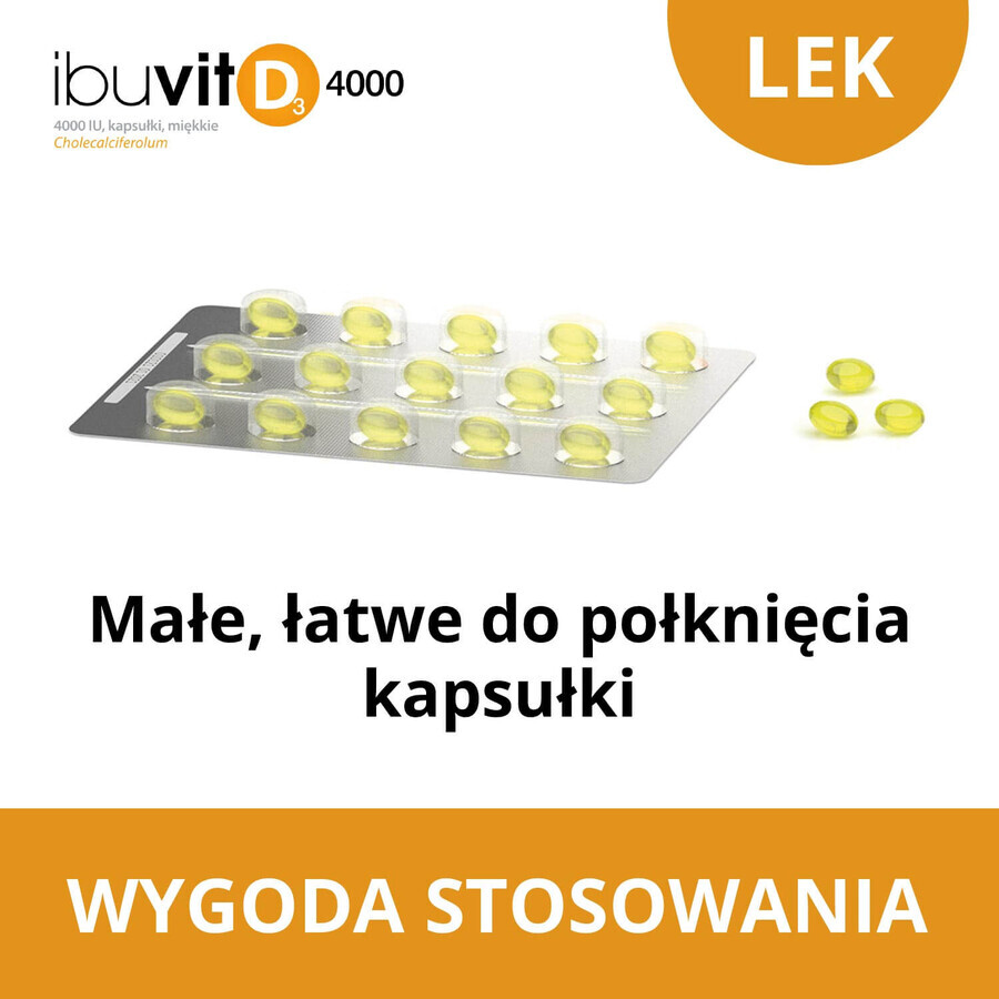 Ibuvit D3 4000 UI, 60 capsule