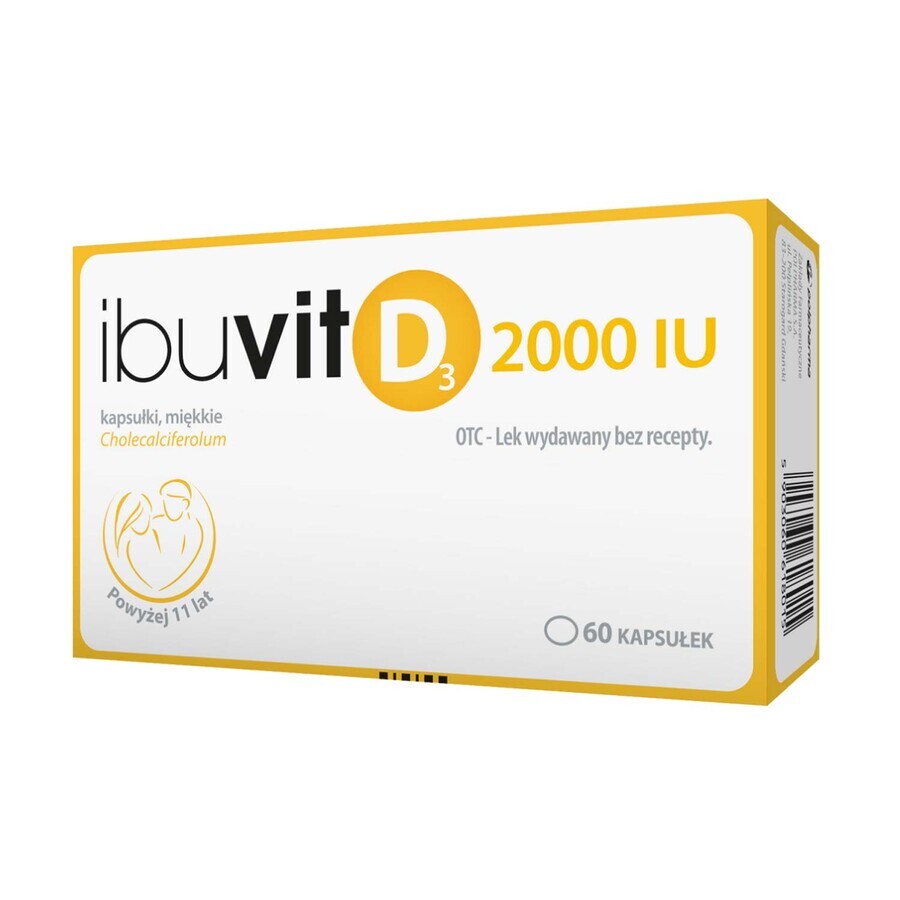 Ibuvit D3 2000 IE, 60 capsules