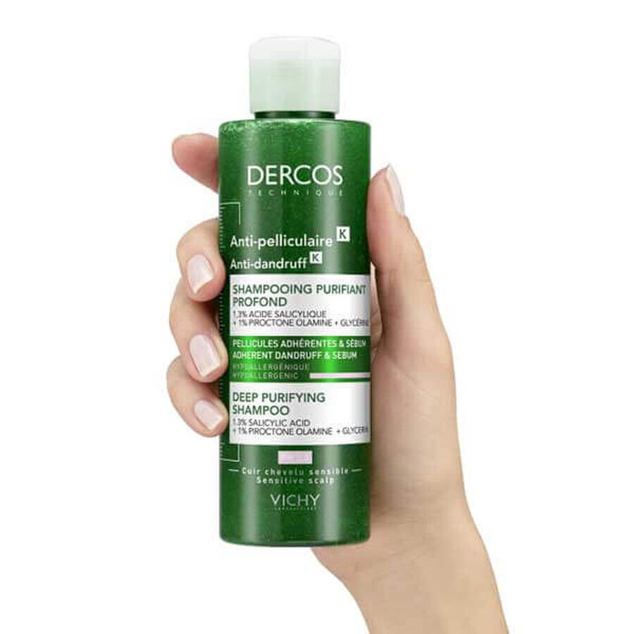 Vichy Dercos Anti Roos K, antiroosshampoo, diepreinigend, 250 ml