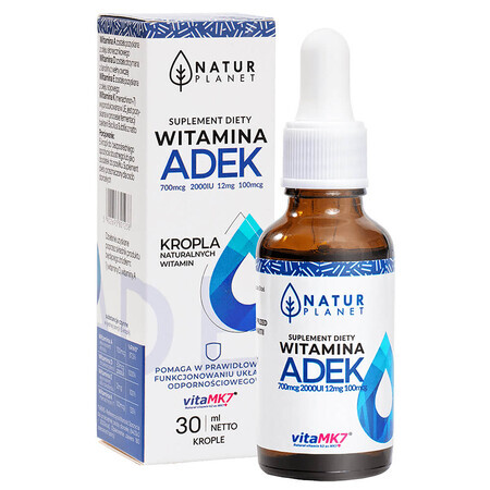 Natur Planet Vitamin ADEK, drops, 30 ml