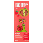 Bob Snail Roll Gustare cu fructe, măr, căpșuni, 30 g