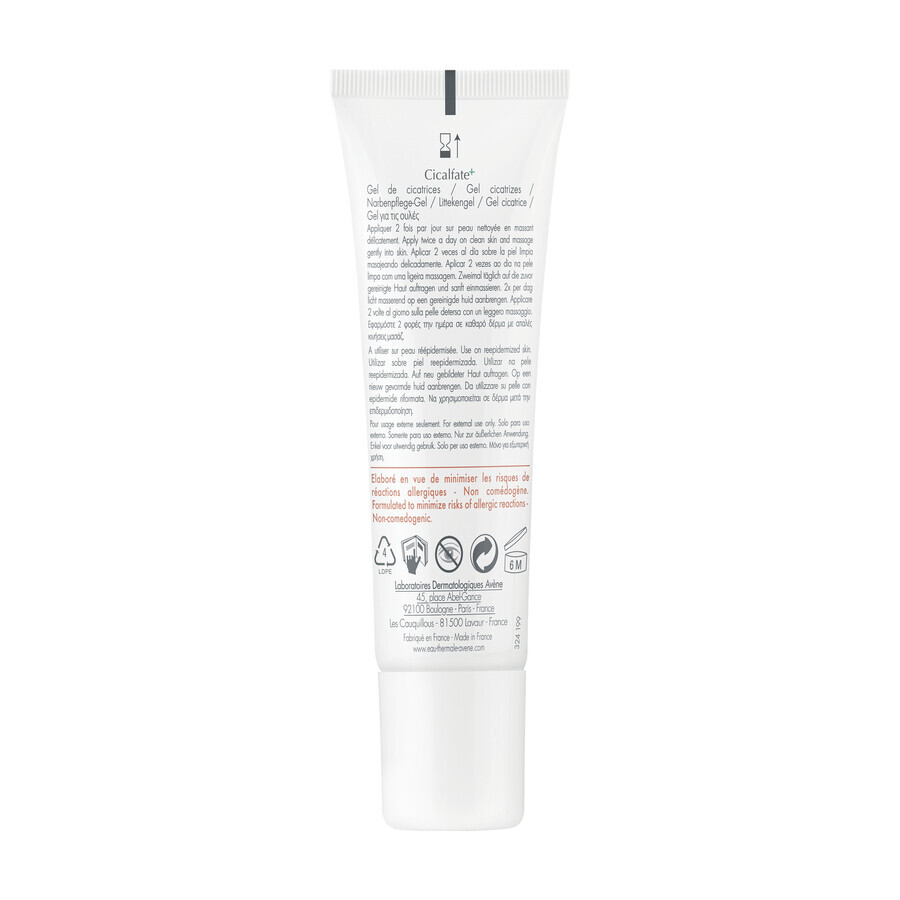 Avene Cicalfate+, gel per cicatrici, 30 ml