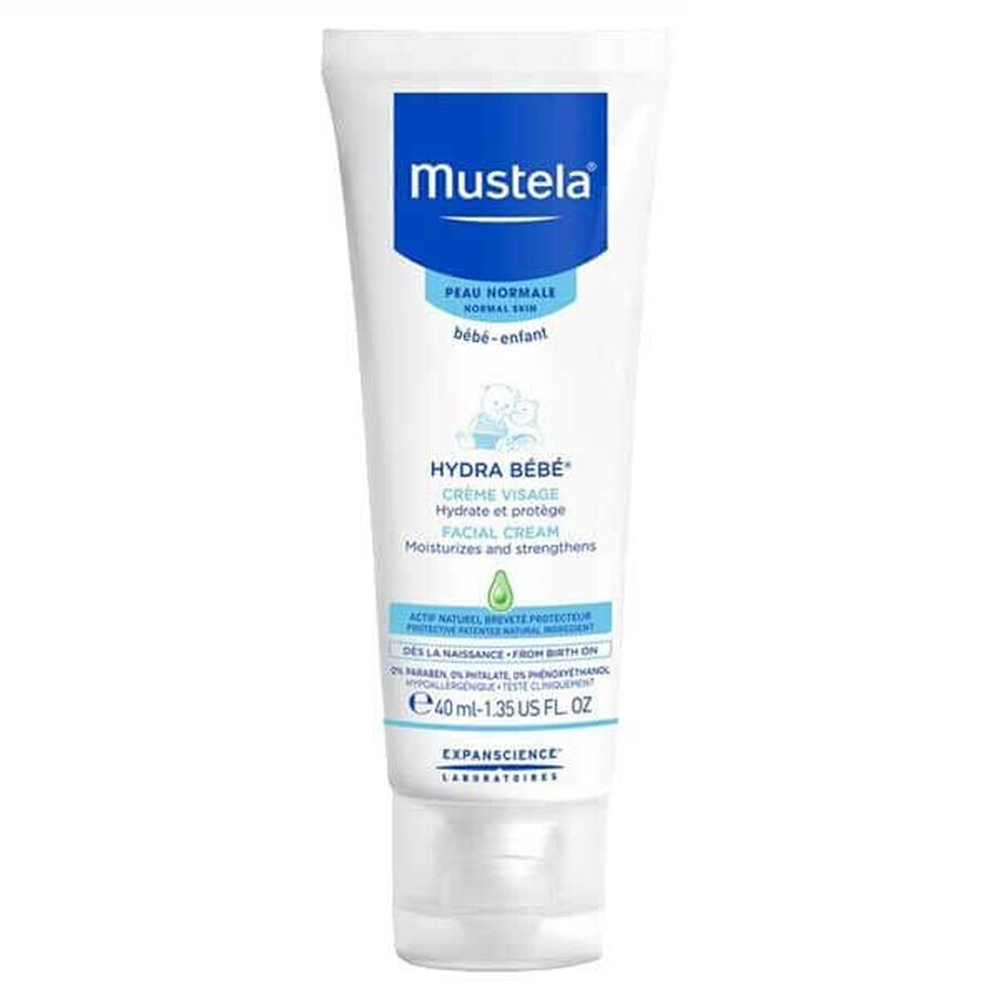 Set Mustela Bebe Enfant My Baby Bag, gel lavante, 200 ml + crema viso, 40 ml + crema fasciatoio, 50 ml + salviette umidificate, 25 pezzi