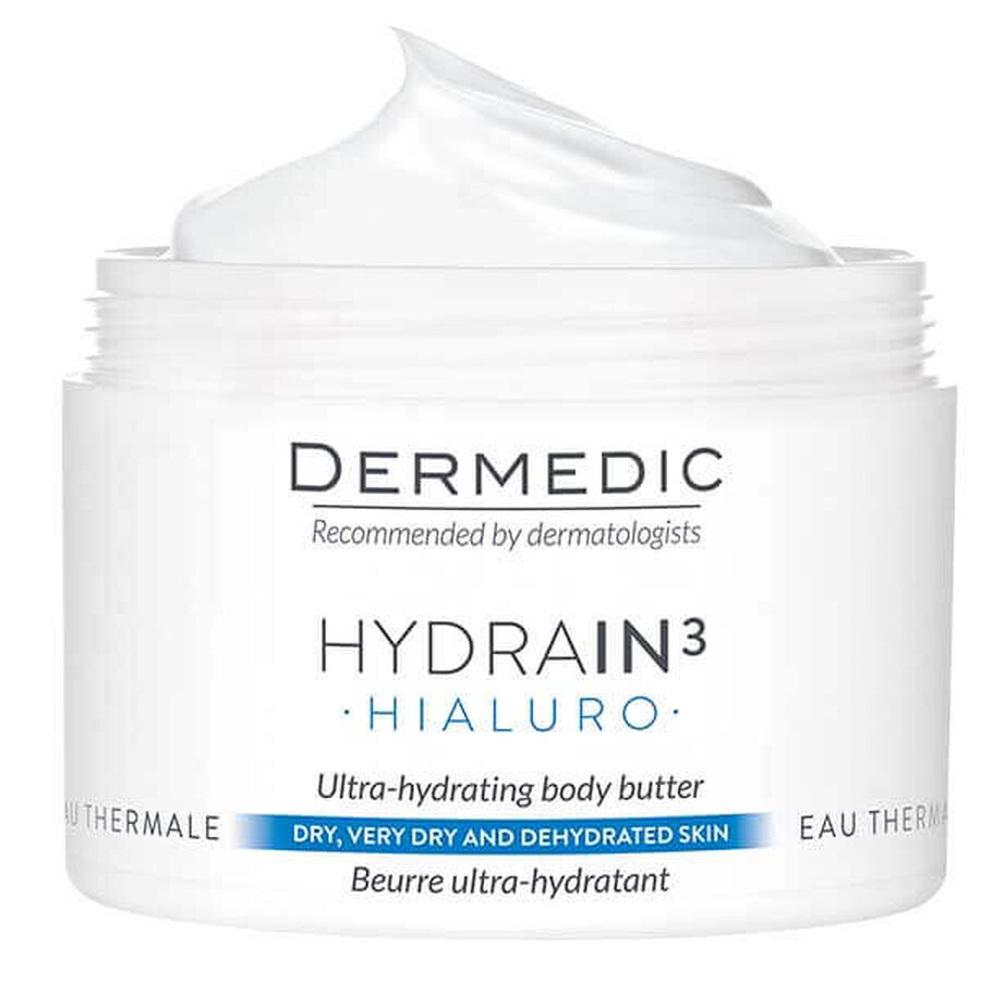 Dermedic Hydrain 3 Hialuro, unt de corp ultrahidratant, 225 ml