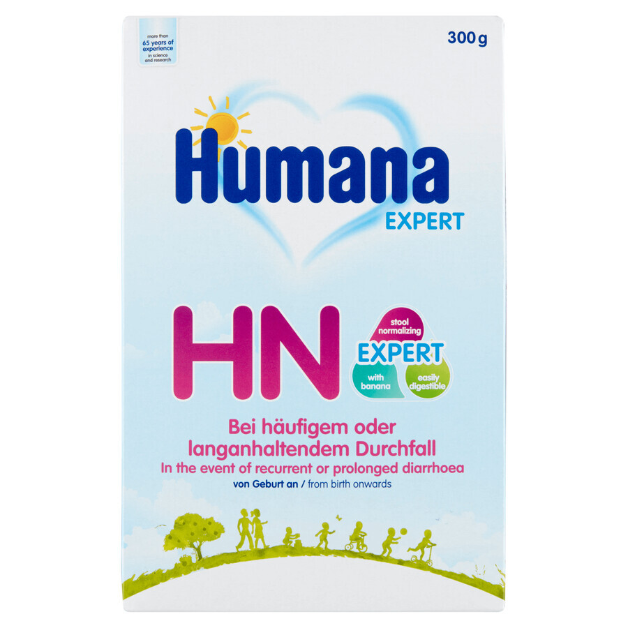 Humana Expert HN voor terugkerende of langdurige diarree, vanaf de geboorte, 300 g