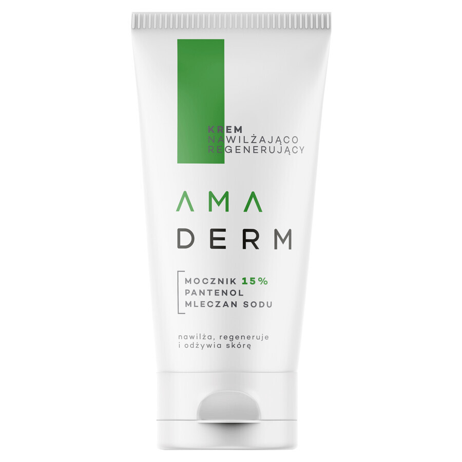 Amaderm Urea 15%, vochtinbrengende en regenererende crème, 50 ml