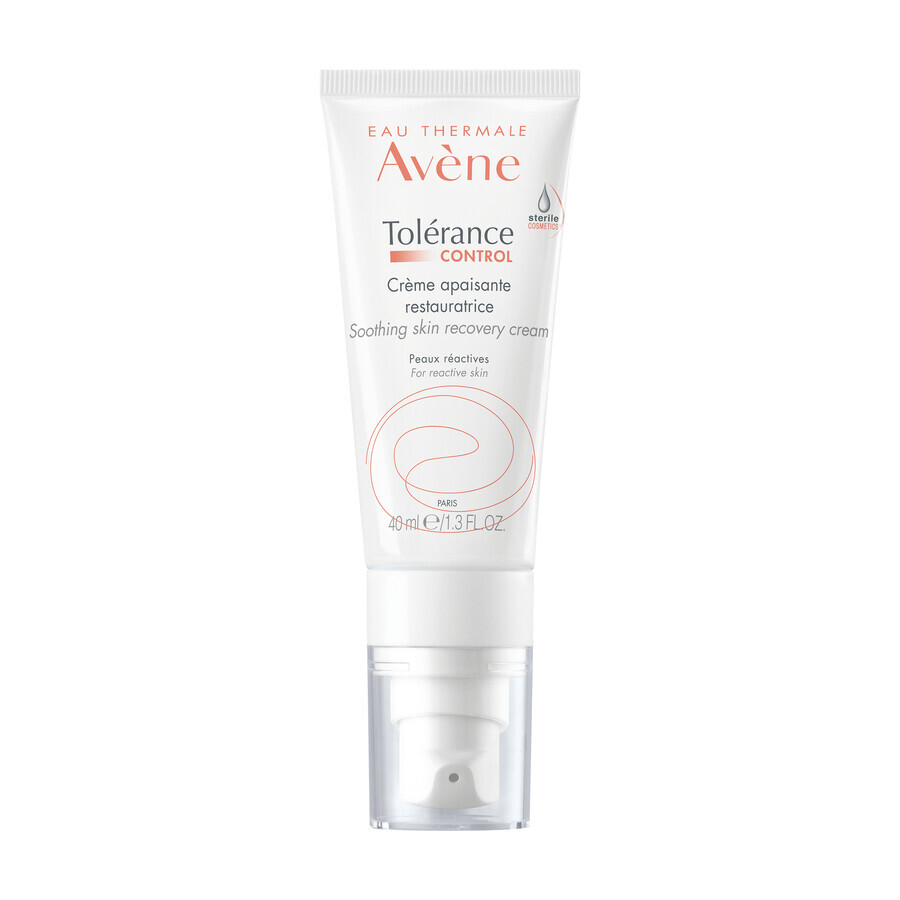 Avene Tolerance Control, verzachtende en regenererende gezichtscrème, normale en gemengde huid, 40 ml