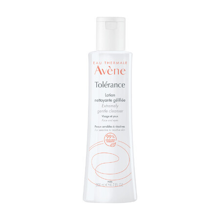 Avene Tolerance, gel loțiune de curățare pentru față și ochi, piele sensibilă și reactivă, 200 ml