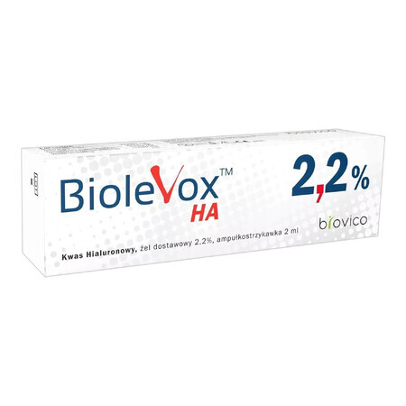 Biolevox HA 2.2% Syringe, 2 ml x 1 ampoule