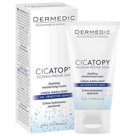 Dermedic Cicatopy, cremă de față calmantă, hidratantă, piele uscată și atopică, 50 ml