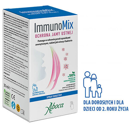 ImmunoMix Oral Protection, orale spray voor volwassenen en kinderen vanaf 2 jaar, 30 ml