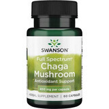 Swanson Fungo Chaga a spettro completo, 60 capsule