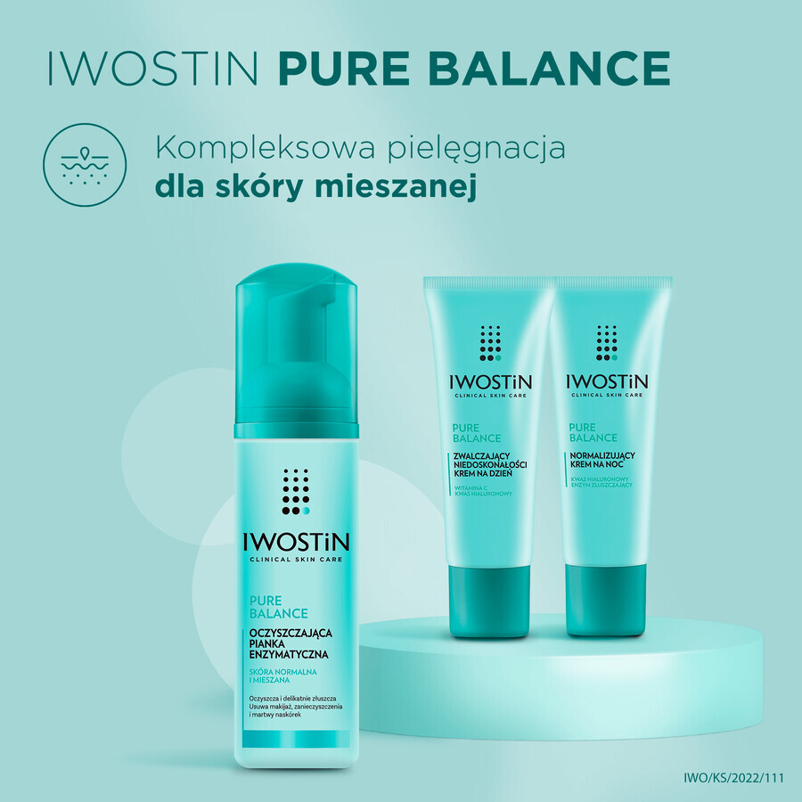 Iwostin Pure Balance, espuma enzimática purificante, 150 ml