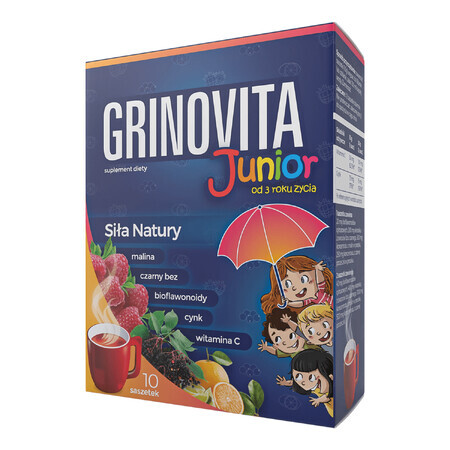 Grinovita Junior, voor kinderen vanaf 3 jaar, 10 sachets