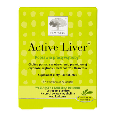 New Nordic Actieve Lever, 30 tabletten