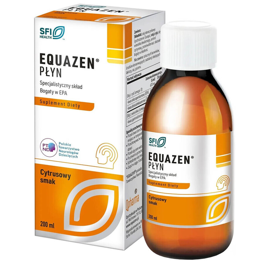 Equazen Vloeibaar, citrussmaak, 200 ml