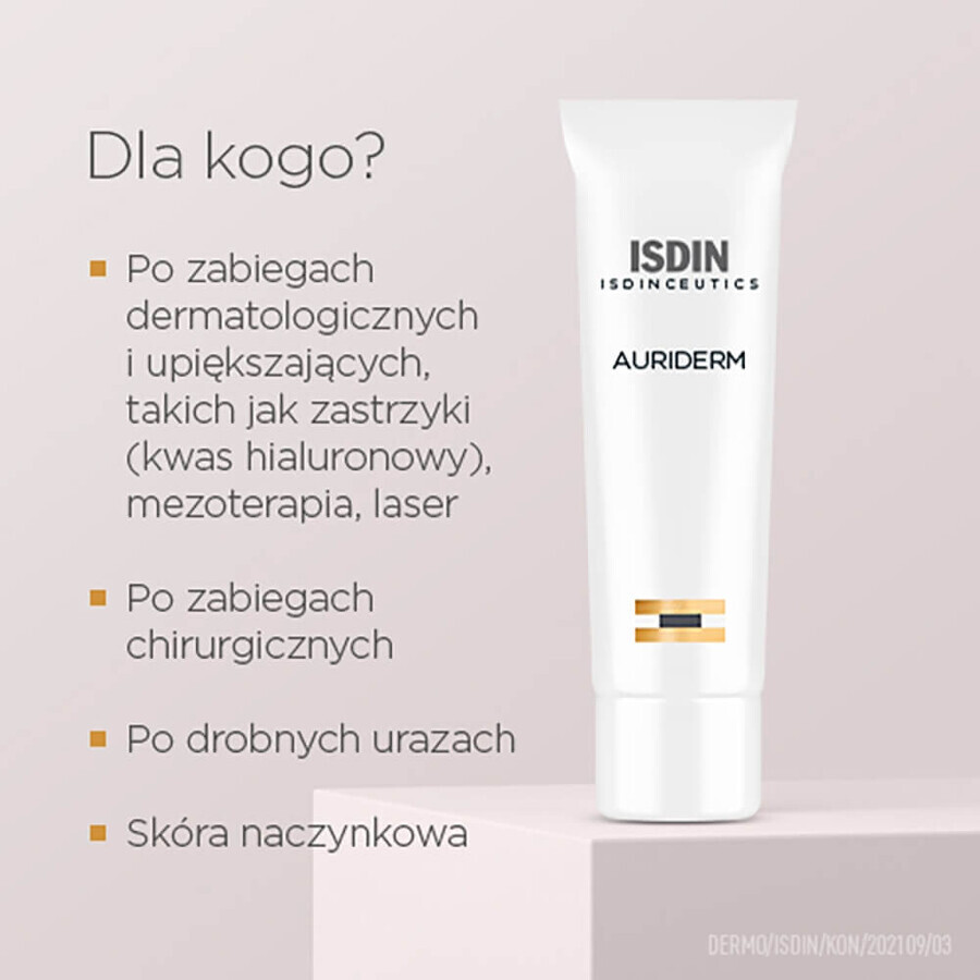 Isdin Isdinceutics Auriderm, crème à la vitamine K oxydée, 50 ml