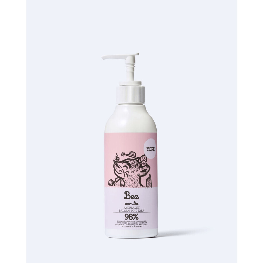 Yope Tangerine and raspberry, natural body lotion, 300 ml