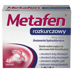 Metafen antiespasmódico 40 mg, 40 comprimidos