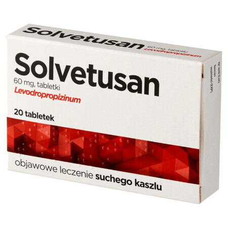 Solvetusan 60 mg, 20 tablets