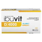 Ibuvit D3 4000 + K2 MK-7 Omega 3, 30 capsule molli