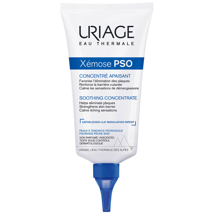 Uriage Xemose PSO, concentrado calmante para pieles con tendencia a la psoriasis, 150 ml