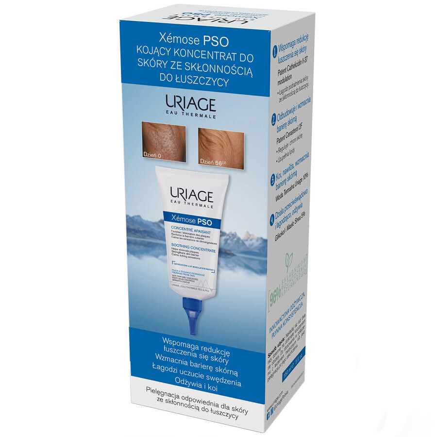 Uriage Xemose PSO, concentrado calmante para pieles con tendencia a la psoriasis, 150 ml