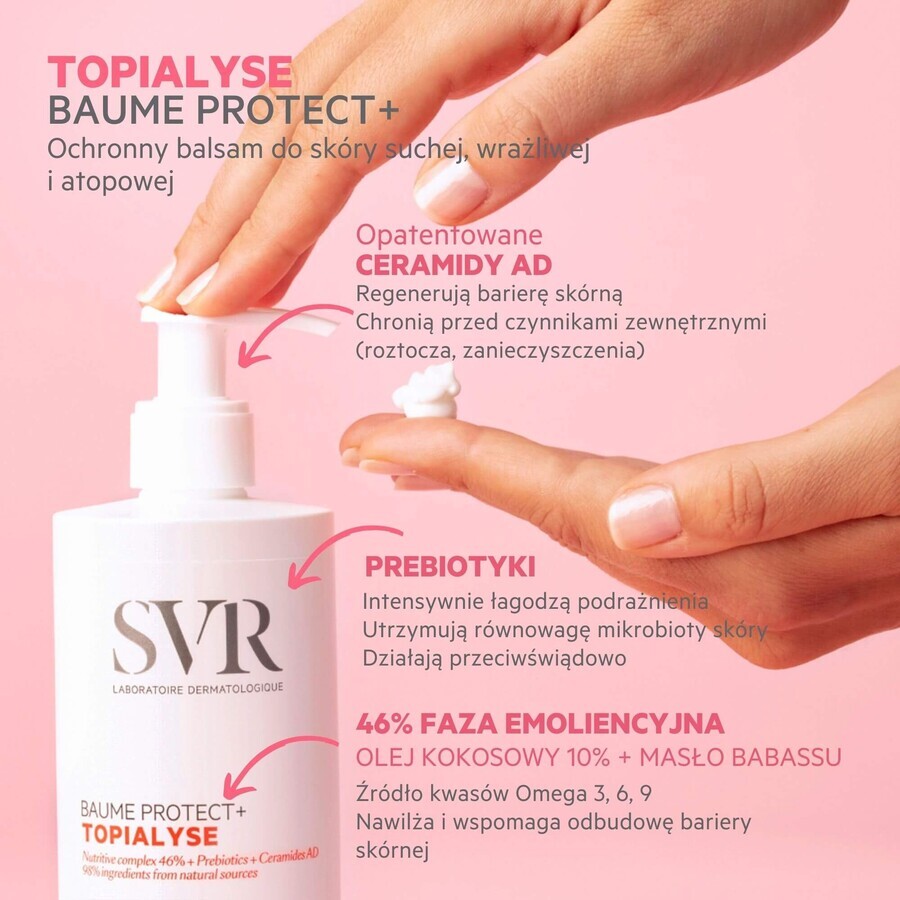 SVR Topialyse Baume Protect+, beschermende lotion, 400 ml