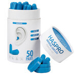 Haspro Tube, oorstoppers, blauw, 100 stuks