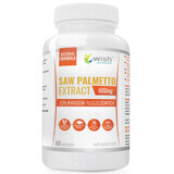 Wish Zegepalm Extract 600 mg, sabal palm, 60 capsules