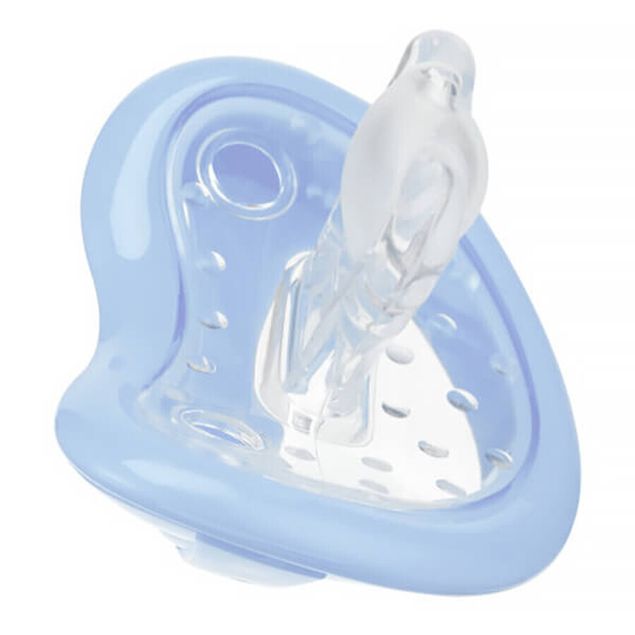 Curaprox Baby, fopspeen, silicone, blauw, maat 1, 1-2,5 jaar, 1 stuk