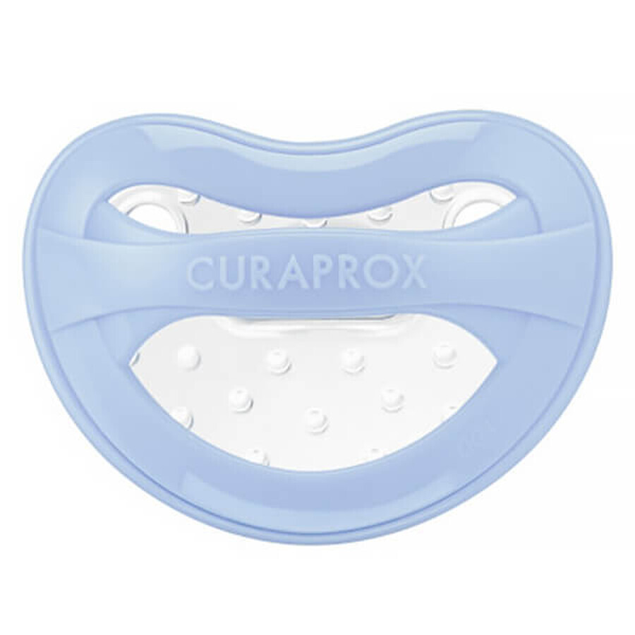 Curaprox Baby, fopspeen, silicone, blauw, maat 1, 1-2,5 jaar, 1 stuk