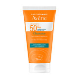 Avene Cleanance Sun, crema protectora facial, pieles grasas y con tendencia a imperfecciones, SPF 50+, 50 ml